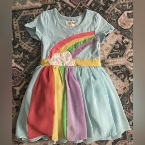 Taylor Joelle rainbow dress (size 4)